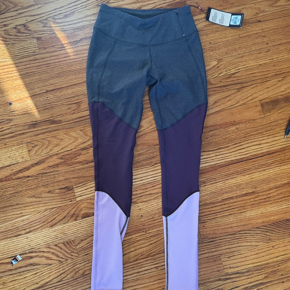 CALIA by Carrie Underwood Gray and Purple Leggings